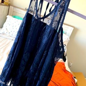 Very cute western lace top